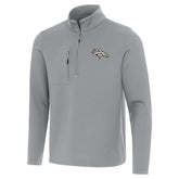 Denver Broncos Antigua Insider Quarter-Zip Jacket - Gray - NFL