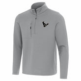Houston Texans Antigua Insider Quarter-Zip Jacket - Gray - NFL
