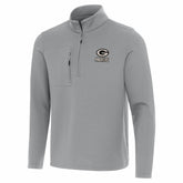 Green Bay Packers Antigua Insider Quarter-Zip Jacket - Gray - NFL