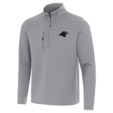 Carolina Panthers Antigua Insider Quarter-Zip Jacket - Gray - NFL