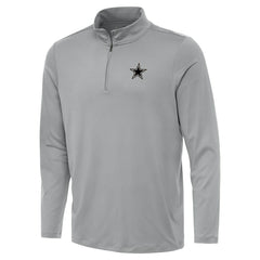 Dallas Cowboys Antigua Reprocess Quarter-Zip Top - Gray - NFL