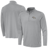 Denver Broncos Antigua Reprocess Quarter-Zip Top - Gray - NFL