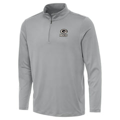 Green Bay Packers Antigua Reprocess Quarter-Zip Top - Gray - NFL