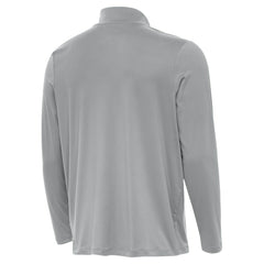 Green Bay Packers Antigua Reprocess Quarter-Zip Top - Gray - NFL