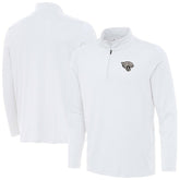 Jacksonville Jaguars Antigua Reprocess Quarter-Zip Top - White - NFL