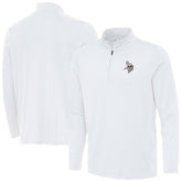 Minnesota Vikings Antigua Reprocess Quarter-Zip Top - White - NFL