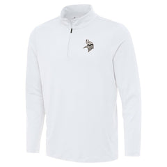 Minnesota Vikings Antigua Reprocess Quarter-Zip Top - White - NFL