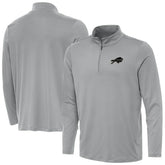 Buffalo Bills Antigua Reprocess Quarter-Zip Top - Gray - NFL