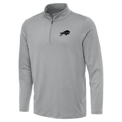 Buffalo Bills Antigua Reprocess Quarter-Zip Top - Gray - NFL