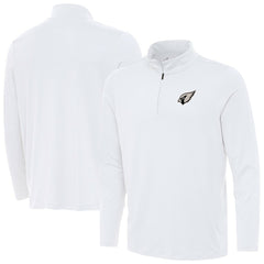 Arizona Cardinals Antigua Reprocess Quarter-Zip Top - White - NFL