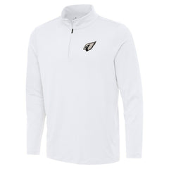 Arizona Cardinals Antigua Reprocess Quarter-Zip Top - White - NFL