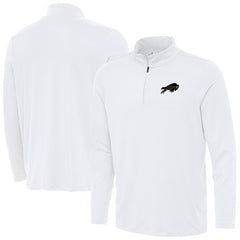 Buffalo Bills Antigua Reprocess Quarter-Zip Top - White - NFL