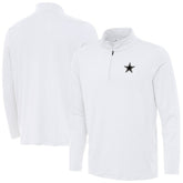 Dallas Cowboys Antigua Reprocess Quarter-Zip Top - White - NFL