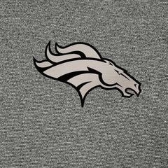 Denver Broncos Antigua Subtle Quarter-Zip Top - Heather Black - NFL