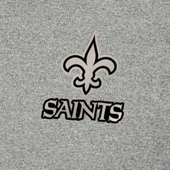 New Orleans Saints Antigua Subtle Quarter-Zip Top - Heather Gray - NFL