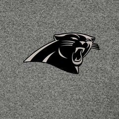 Carolina Panthers Antigua Subtle Quarter-Zip Top - Heather Black - NFL