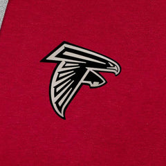 Atlanta Falcons Antigua Brushed Carbon Victory Pullover Hoodie - Red - NFL