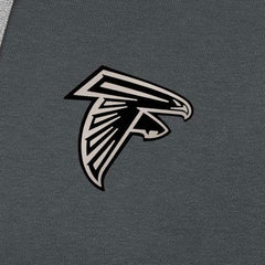 Atlanta Falcons Antigua Brushed Carbon Victory Pullover Hoodie - Charcoal - NFL