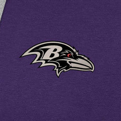 Baltimore Ravens Antigua Brushed Carbon Victory Pullover Hoodie - Purple - NFL