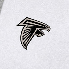 Atlanta Falcons Antigua Brushed Carbon Victory Pullover Hoodie - White - NFL