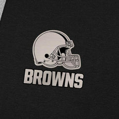 Cleveland Browns Antigua Brushed Carbon Victory Pullover Hoodie - Black - NFL