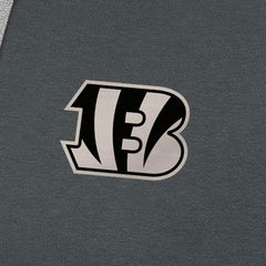 Cincinnati Bengals Antigua Brushed Carbon Victory Pullover Hoodie - Charcoal - NFL