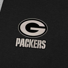 Green Bay Packers Antigua Brushed Carbon Victory Pullover Hoodie - Black - NFL