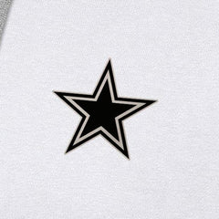 Dallas Cowboys Antigua Brushed Carbon Victory Pullover Hoodie - White - NFL