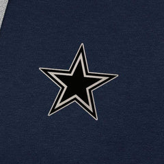 Dallas Cowboys Antigua Brushed Carbon Victory Pullover Hoodie - Navy - NFL