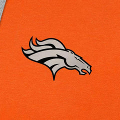 Denver Broncos Antigua Brushed Carbon Victory Pullover Hoodie - Orange - NFL