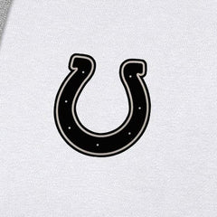 Indianapolis Colts Antigua Brushed Carbon Victory Pullover Hoodie - White - NFL