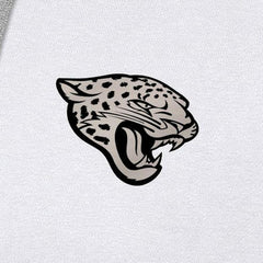 Jacksonville Jaguars Antigua Brushed Carbon Victory Pullover Hoodie - White - NFL