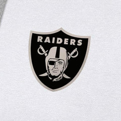 Las Vegas Raiders Antigua Brushed Carbon Victory Pullover Hoodie - White - NFL