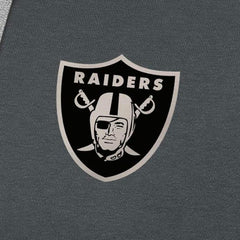 Las Vegas Raiders Antigua Brushed Carbon Victory Pullover Hoodie - Charcoal - NFL