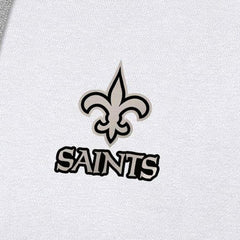 New Orleans Saints Antigua Brushed Carbon Victory Pullover Hoodie - White - NFL