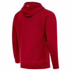 Tampa Bay Buccaneers Antigua Brushed Carbon Victory Pullover Hoodie - Red - NFL