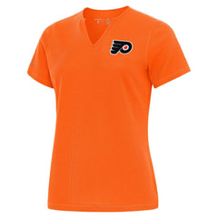 Philadelphia Flyers Antigua Traveler Rib V-Neck T-Shirt - Orange | NHL sale