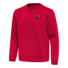 Miami Heat Antigua Relevant Pullover Sweatshirt Red