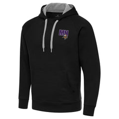 Men's Minnesota Vikings Antigua Victory Pullover Hoodie - Black - NFL