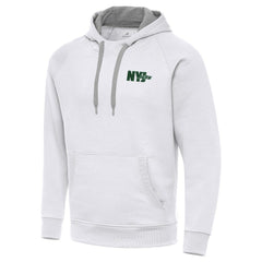 Men's New York Jets Antigua Victory Pullover Hoodie - White - NFL