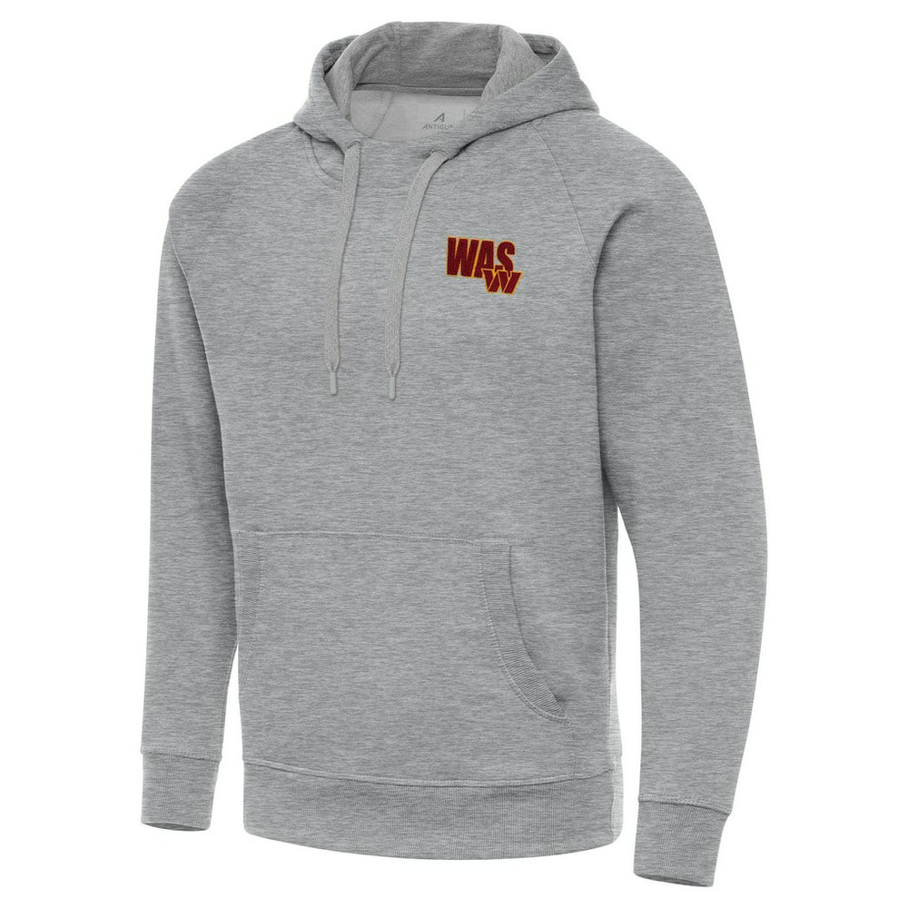 Men's Washington Commanders Antigua Victory Pullover Hoodie - Heather Gray - NFL