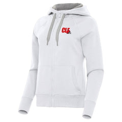 Cleveland Browns Antigua Women's Victory Full-Zip Hoodie - White - NFL
