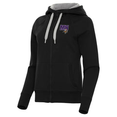 Minnesota Vikings Antigua Women's Victory Full-Zip Hoodie - Black - NFL