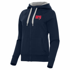 Houston Texans Antigua Women's Victory Full-Zip Hoodie - Navy - NFL