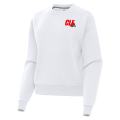 Cleveland Browns Antigua Women's Victory Pullover Sweatshirt - White - NFL