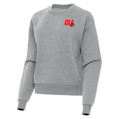 Cleveland Browns Antigua Women's Victory Pullover Sweatshirt - Heather Gray - NFL