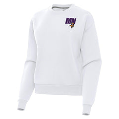 Minnesota Vikings Antigua Women's Victory Pullover Sweatshirt - White - NFL