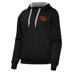 Washington Commanders Antigua Women's Victory Pullover Hoodie - Black - NFL