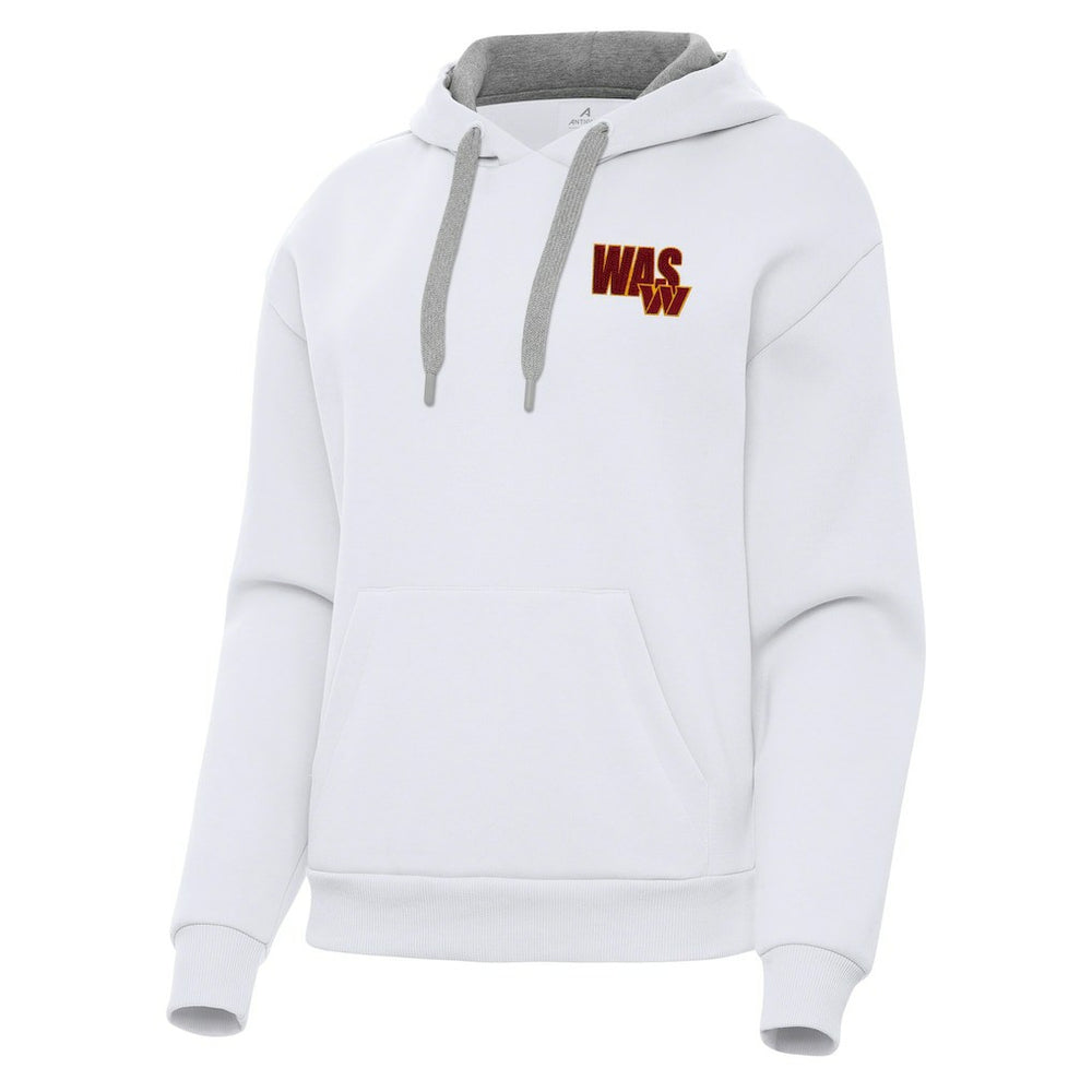 Washington Commanders Antigua Women's Victory Pullover Hoodie - White - NFL