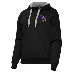 Minnesota Vikings Antigua Women's Victory Pullover Hoodie - Black - NFL